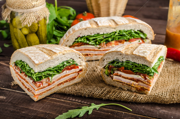 Italian Pressed Sandwich Stock photo © Peteer