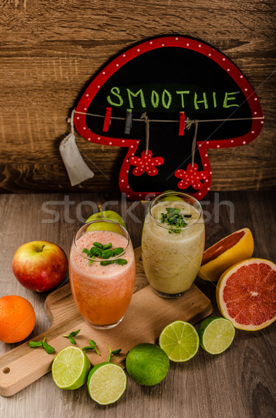 Fresh organic smoothie Stock photo © Peteer