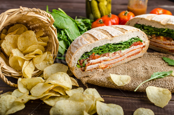 Italian Pressed Sandwich Stock photo © Peteer