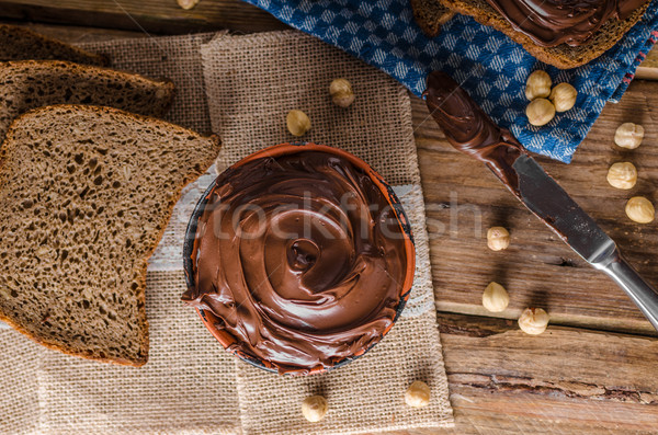 Hazelnut spread delicious Stock photo © Peteer