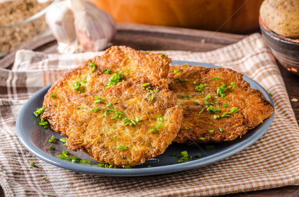 Potato pancakes fried Stock photo © Peteer