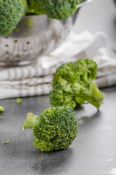 Broccoli vegetable raw picture Stock photo © Peteer