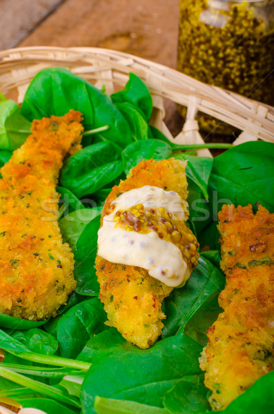 Chicken goujons Stock photo © Peteer