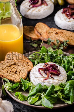 Stockfoto: Ontbijt · hout · boord · houten · tafel · eieren · peper