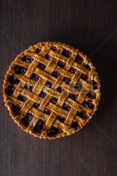 Berries rustic tart Stock photo © Peteer