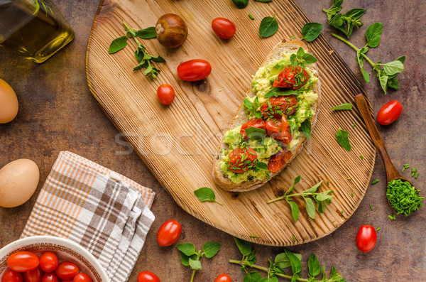 [[stock_photo]]: Avocat · tomates · herbes · haut · alimentaire