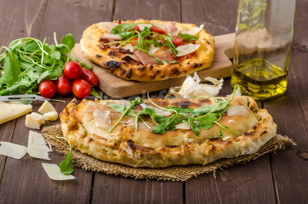 Stock photo: Calzone pizza