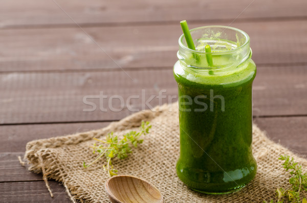 Herby smoothie Stock photo © Peteer