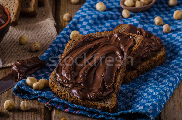 Hazelnut spread delicious Stock photo © Peteer