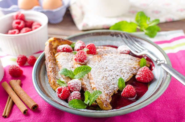 Stock photo: French toast with berries