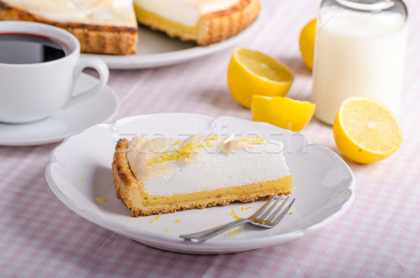 Lemon cheesecake delicious Stock photo © Peteer