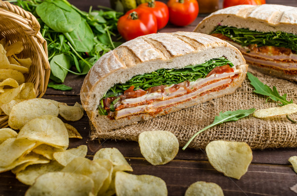 Italian Pressed Sandwich Stock photo © Peteer