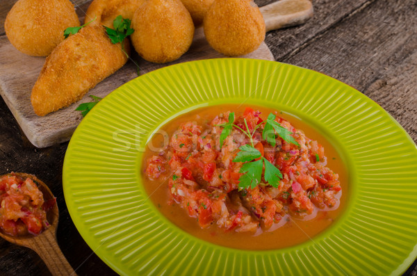 Chicken Coxinhas Stock photo © Peteer