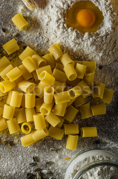 Stock photo: Homemade pasta bio