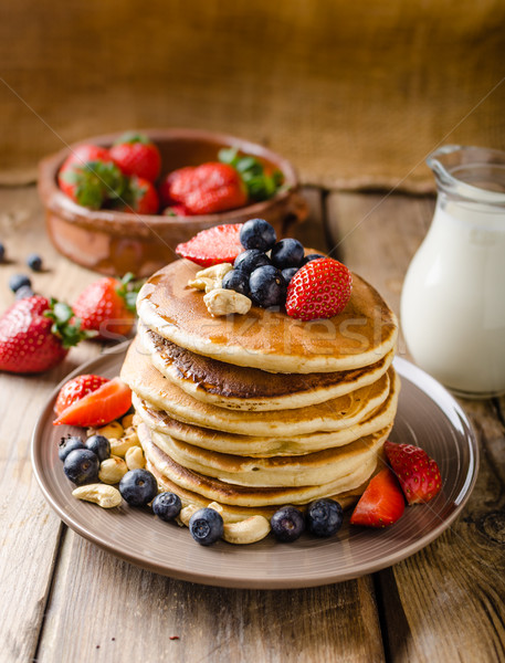 Original american pancakes Stock photo © Peteer