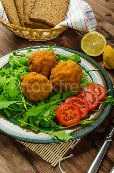 Macaroni and cheese balls Stock photo © Peteer