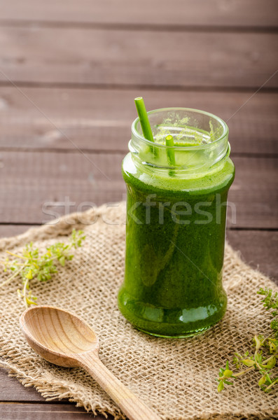 Herby smoothie Stock photo © Peteer