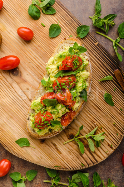 [[stock_photo]]: Avocat · tomates · herbes · haut · alimentaire