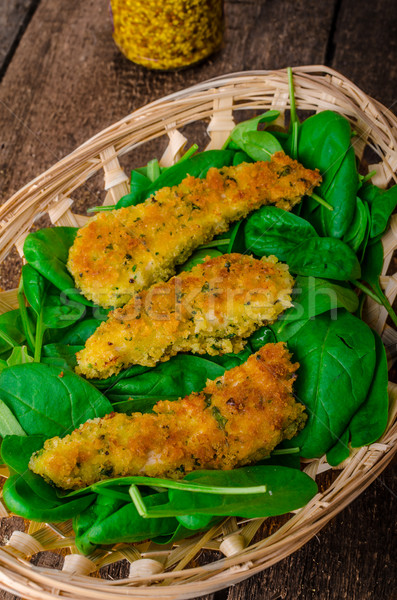 Chicken goujons Stock photo © Peteer