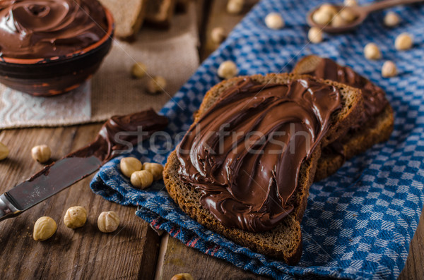 Hazelnut spread delicious Stock photo © Peteer