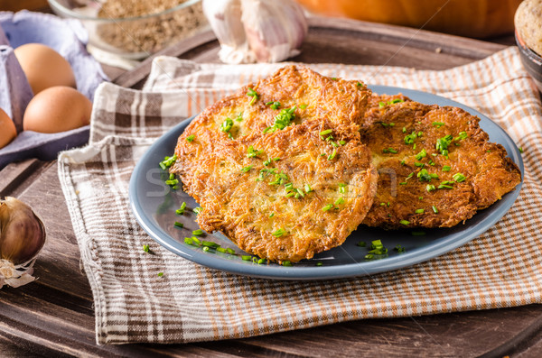 Potato pancakes fried Stock photo © Peteer