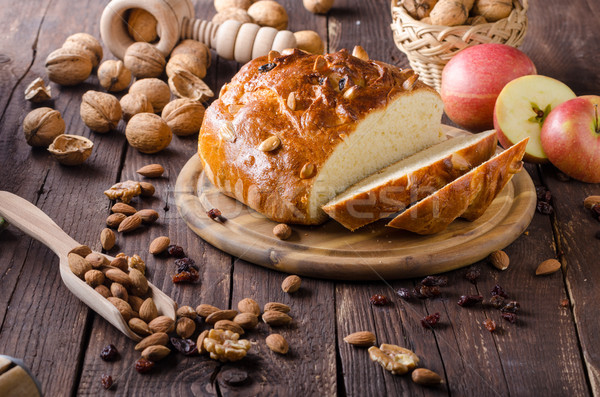 Tchèque gâteau célébration noix alimentaire photographie [[stock_photo]] © Peteer