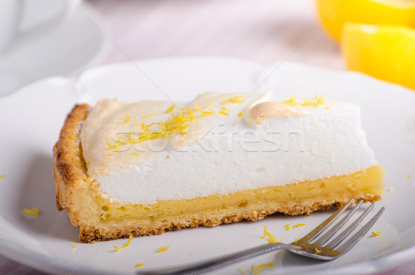 Lemon cheesecake delicious Stock photo © Peteer