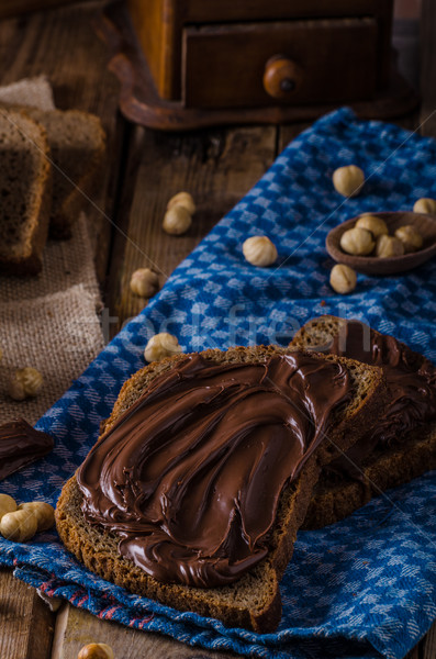 Hazelnut spread delicious Stock photo © Peteer