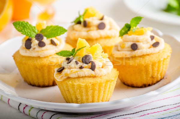 Fruit muffins Stock photo © Peteer