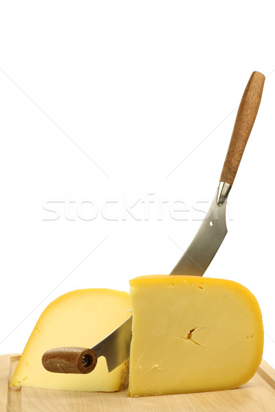 traditional Gouda cheese pieces Stock photo © peter_zijlstra