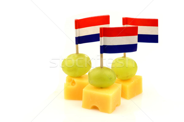 голландский сыра белый продовольствие вечеринка Сток-фото © peter_zijlstra