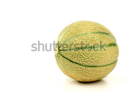 one whole cantaloupe melon Stock photo © peter_zijlstra