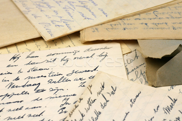 old letters Stock photo © peter_zijlstra