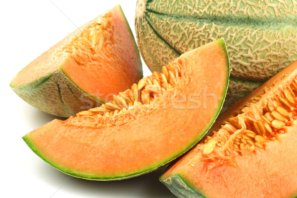 pieces of cantaloupe melon  Stock photo © peter_zijlstra