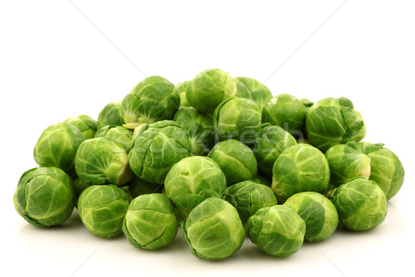 Freshly harvested Brussel sprouts  Stock photo © peter_zijlstra
