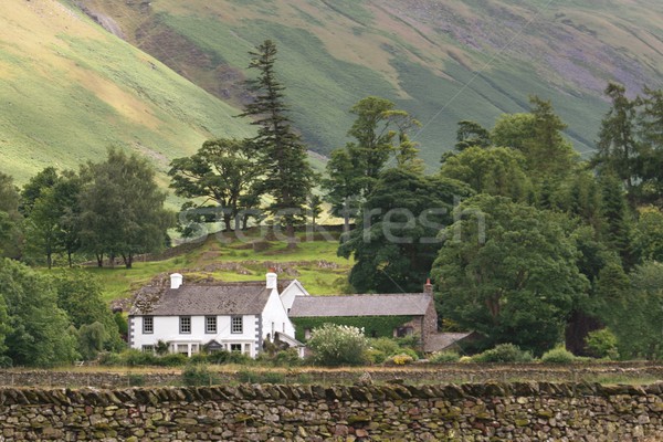 Vidék ház vendég angol Lake District fal Stock fotó © peterguess