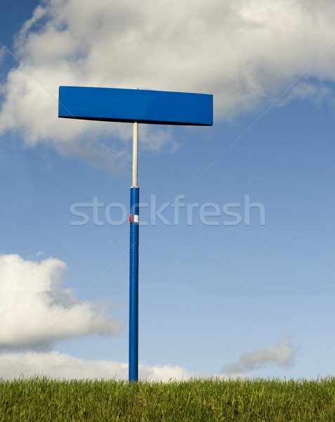 Blank Sign Post Stock photo © peterguess