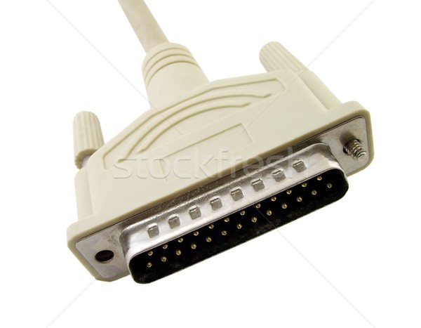 Parallel Port Printer Cable Stock photo © peterguess