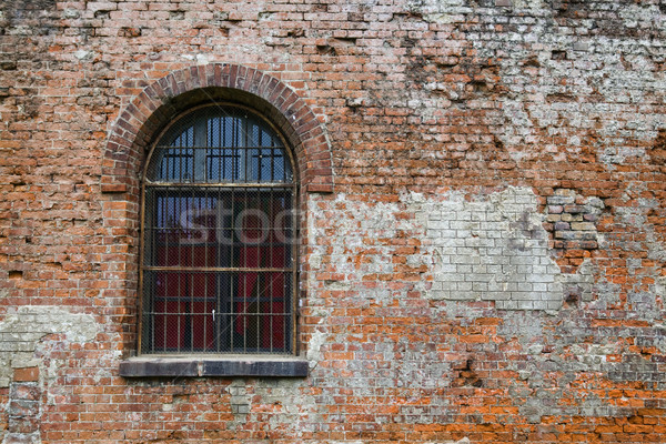 Edad ventana pared interesante textura Foto stock © peterguess