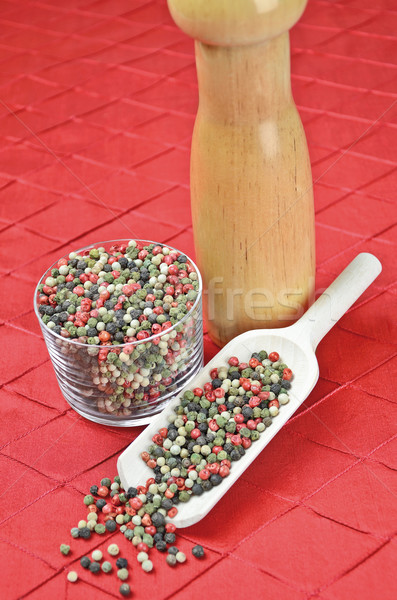 Mixed Peppercorns Stock photo © PeterHermesFurian