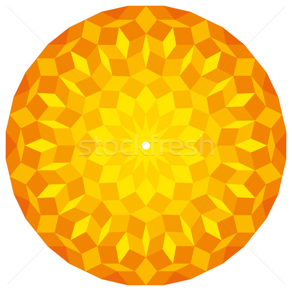 Sun from a Penrose Pattern Stock photo © PeterHermesFurian