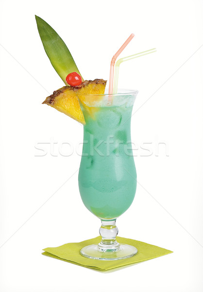 Foto stock: Piscina · coquetel · branco · rum · vodka · grupo