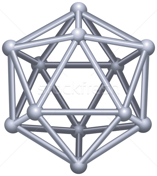Icosahedron Stock photo © PeterHermesFurian