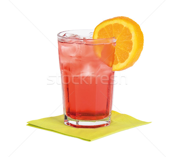 Cocktail roşu amar dulce club sodă Imagine de stoc © PeterHermesFurian