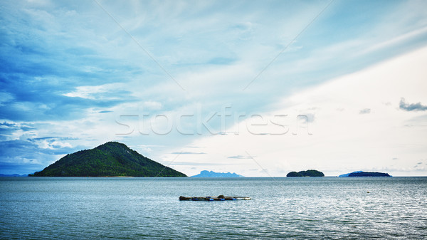 Mar paisaje nubes Asia Tailandia cielo Foto stock © PetrMalyshev