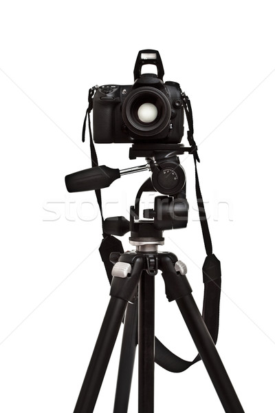 photo camera on tripod Stock photo © PetrMalyshev