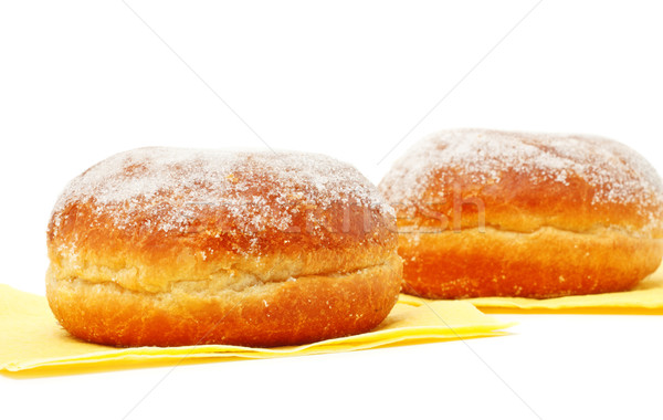 два сахарная пудра бумаги фон завтрак Сток-фото © PetrMalyshev