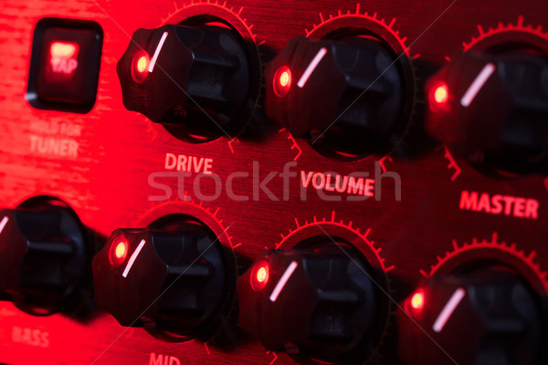 Amplifier Control Panel Stock photo © PetrMalyshev