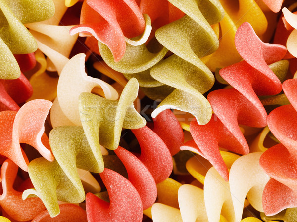 Multicolored Raw Spiral Pasta Stock photo © PetrMalyshev