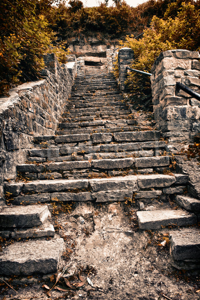 Stone Stairway Stock photo © PetrMalyshev